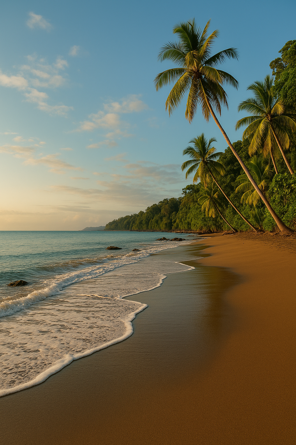 Playa tranquila en Bahía Drake Costa Rica